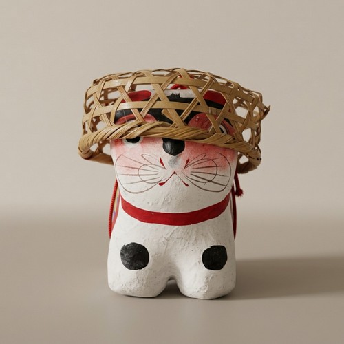 Vintage edo inu hariko zaru - vintage,