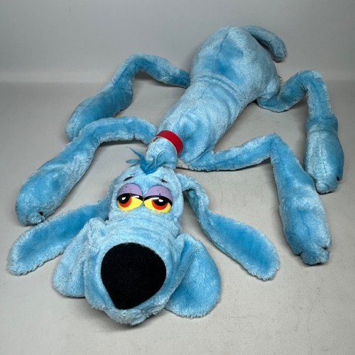 Vintage foofur soft toy blue - toy,