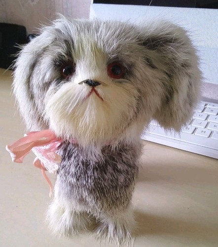 Vintage rabbit fur pekingnese - rabbit,