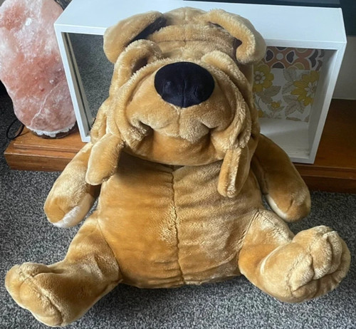 Large lovely dog teddy plush - large,