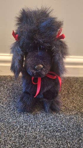 Vintage pms black poodle plush - vintage,