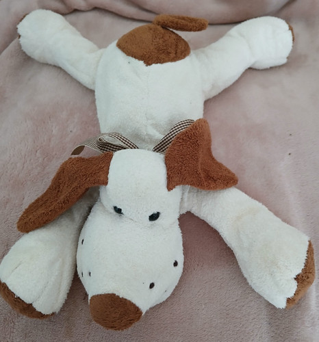 Vintage cream brown floppy - cream,