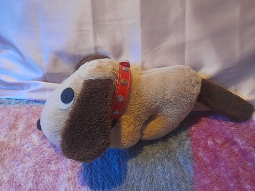 Vintage 70s toy plush - , dog