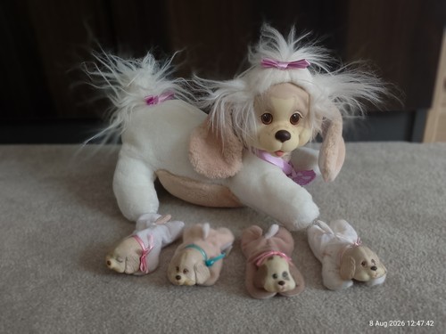 Vintage puppy surprise mother - vintage,
