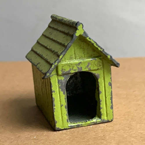 Vintage toy dog - , kennel